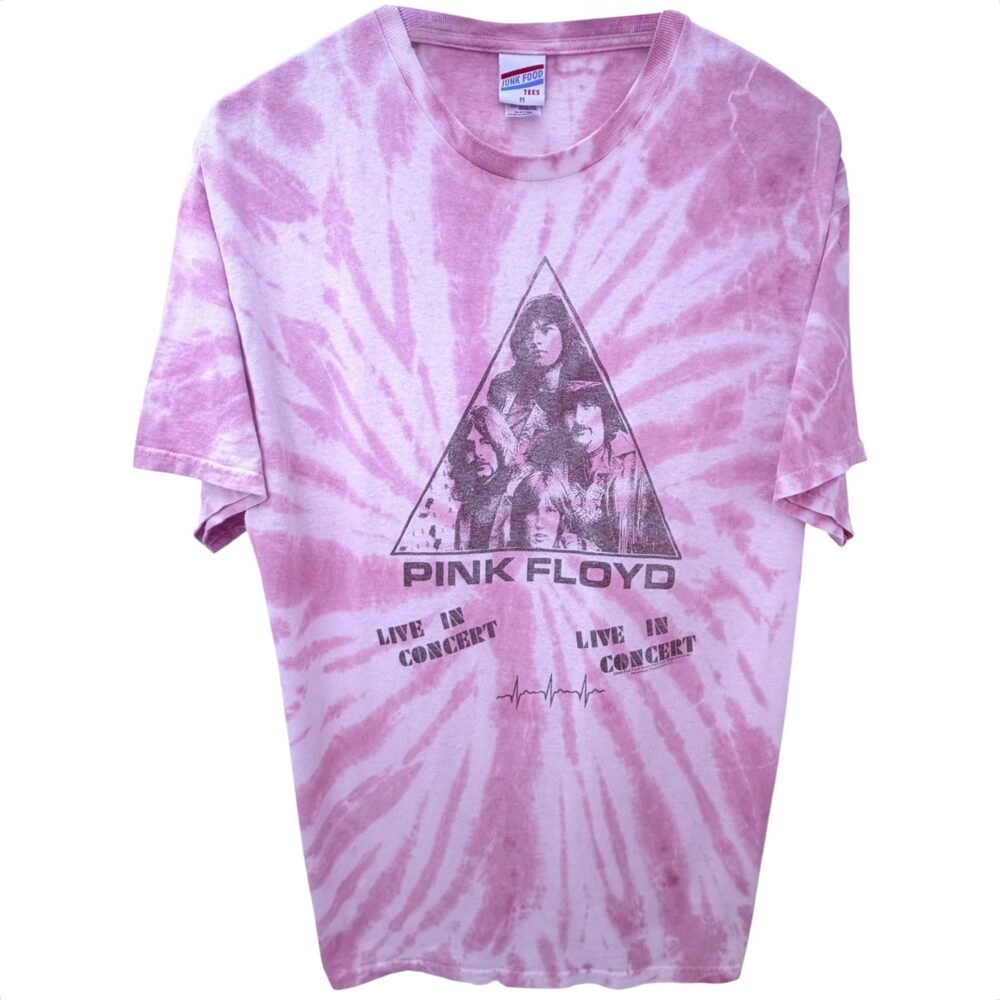 Junk Food Tees T-Shirt Women's M White Pink Floyd 1973